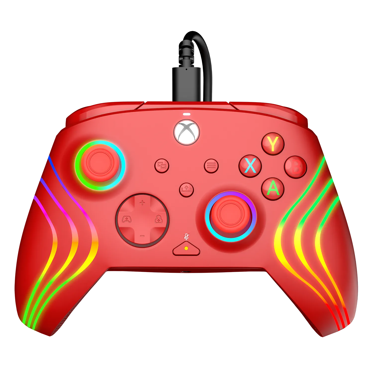 Xbox Series X|S & PC Red Afterglow Wave Wired Controller