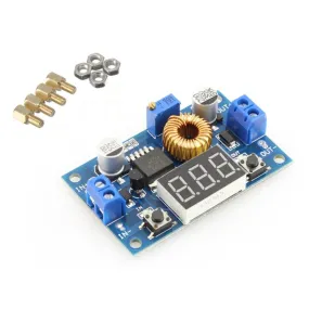 XL4015 5A DC-DC Step Down Adjustable Power Supply Buck Module LED w/ Voltmeter