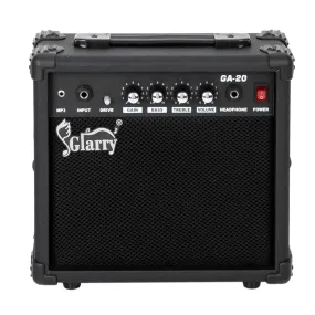 YIWA 20w Electric Guitar Amplifier with Illuminated Power Switch Portable